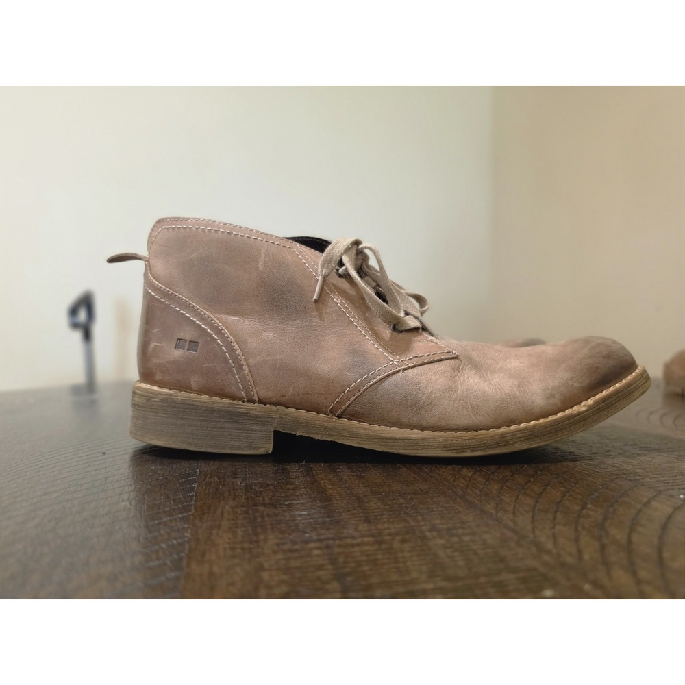 Bed Stu Draco Men's 12 Distressed Leather Chukka Ankle Boots Brown Mexico